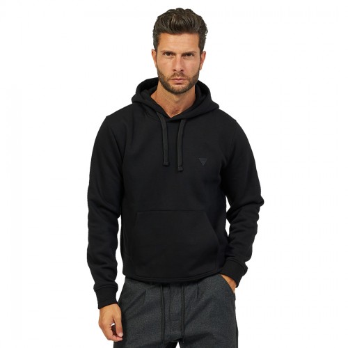 GUESS FELPA UOMO INVERNALE GARZATA LOGO SU CAPPUCCIO MAGLIA SPORT M3BQ52K9Z21