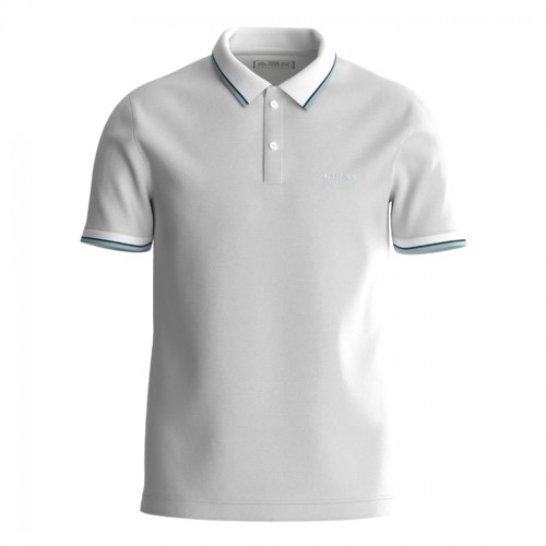 GUESS POLO UOMO T-SHIRT PIQUET COTONE STRETCH MAGLIA ESTATE SPORT M4GP60K7O64