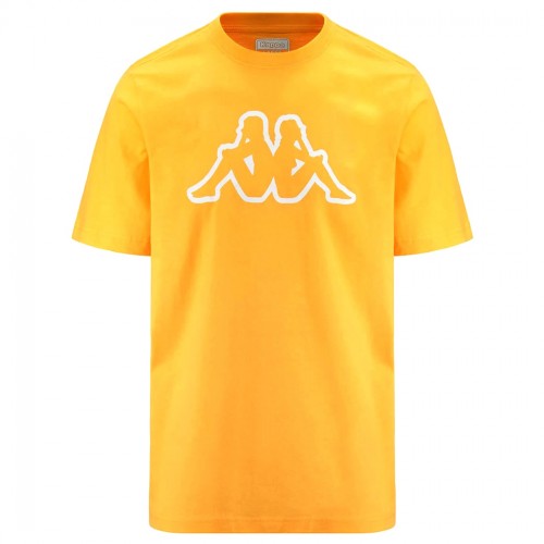 KAPPA T-SHIRT UOMO MAGLIA COTONE JERSEY SPORT REGULAR FIT LOGO CROMEN 303HZ70