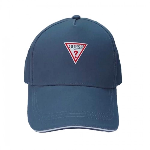 GUESS CAPPELLO BERRETTO VISIERA HAT UOMO TELA COTONE LOGO FRONTALE M3YZ22WBN60