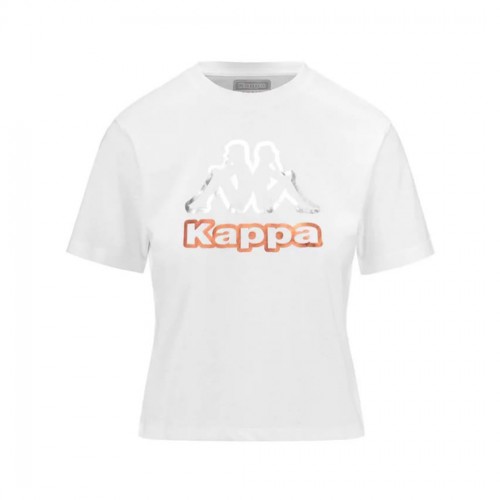 KAPPA LOGO FALELLA T-SHIRT DONNA MAGLIA COTONE SPORT COMFORT CANGIANTE 381R3UW