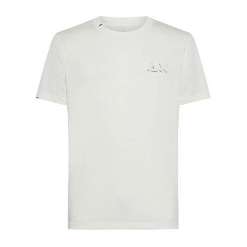 SUN68 T-SHIRT MAN UOMO GIROCOLLO COTONE TEE MAGLIA VINTAGE BROKEN S/S T34115