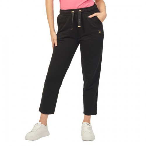 YES-ZEE PANTALONI TUTA STRAIGHT FELPA DONNA COTONE SPORT COULISSE P370/SN00
