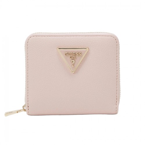 GUESS MINI PORTAFOGLIO MERIDIAN TRIANGOLO LOGO WALLET DONNA CARTE ZIP BG877837
