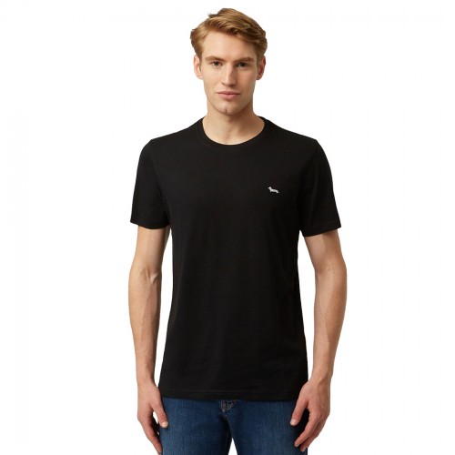 HARMONT E BLAINE T-SHIRT UOMO MAGLIA COTONE STRETCH LOGO RICAMATO IN1001