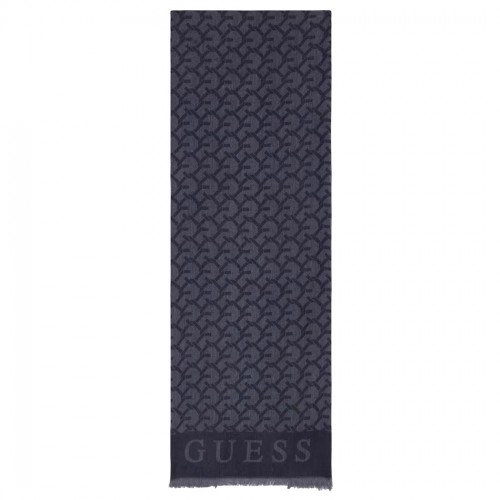 GUESS SCIARPA UOMO INVERNALE FOULARD SCARF CALDA LOGO CON BOX REGALO M4YZ99WFT00