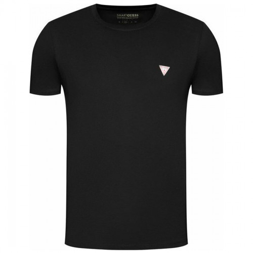 GUESS T-SHIRT UOMO MAGLIA COTONE JERSEY STRETCH LOGO TRIANGOLO BASIC M2YI36I3Z14