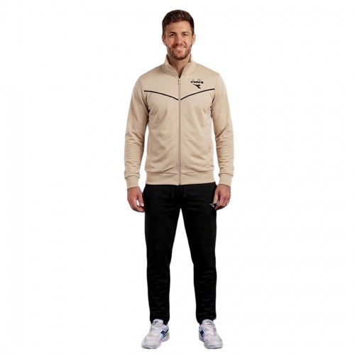 DIADORA TRACKSUIT FZ HJ TUTA UOMO FELPA COTONE COMPLETO PRIMAVERILE 102.182904