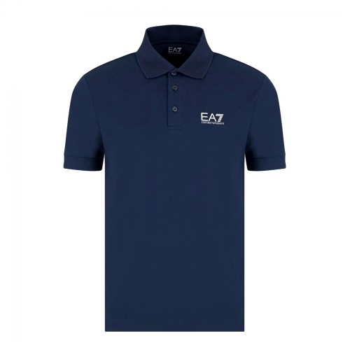 EA7 EMPORIO ARMANI POLO T-SHIRT UOMO COTONE JERSEY STRETCH MAGLIETTA 8NPF14