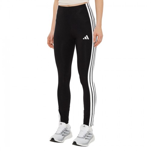ADIDAS LEGGINGS ESSENTIALS 3 STRIPES COTTON PANTALONI ELASTICIZZATI SPORT JE0072