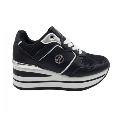 LANCETTI SCARPE DONNA PLATFORM SNEAKERS CON ZEPPA COMODE CASUAL FASHION LNC3150