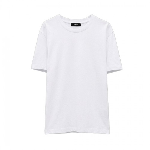 LUMINA T-SHIRT DONNA LEGGERMENTE OVER MAGLIA MAGLIETTA COTONE COMODA L8869