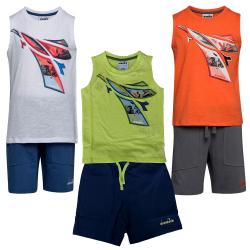 DIADORA JB.SET SL LOGO ELEMENTS COMPLETO COTONE BIMBO T-SHIR