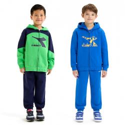 DIADORA JB.TRACKSUIT HD FZ RIDDLE TUTA  FELPA PRIMAVERILE CO