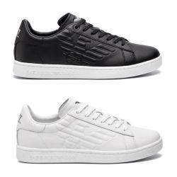 EA7 EMPORIO ARMANI SCARPE SNEAKERS LOGO UOMO BOY SHOES LACCI