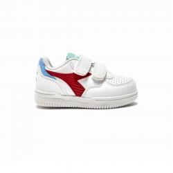 DIADORA RAPTOR LOW STRIPE TD SCARPE SNEAKERS BAMBINI STRAPPO