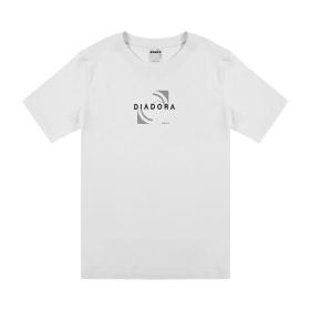 DIADORA L. T-SHIRT TWO TIMES DONNA GIRL RAGAZZA COTONE 