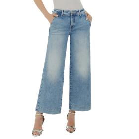 GUESS JEANS PANTALONI DONNA STRETCH WIDE LEG ZOYA W5RA1