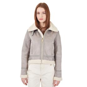 YES-ZEE GIUBBOTTO GIUBBINO DONNA CORTO IN MONTONE ECOLO