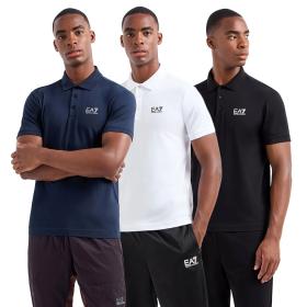 EA7 EMPORIO ARMANI POLO T-SHIRT UOMO COTONE JERSEY STRE