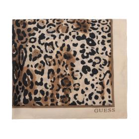 GUESS SCIARPA 4G DONNA FOULARD STAMP ANIMALIER LOGO PAS