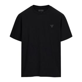 GUESS T-SHIRT UOMO MAGLIA COTONE JERSEY LOGO TRIANGOLO 